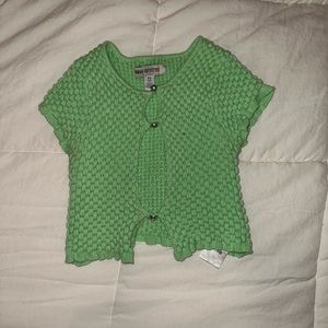 Urban Outfitters Piper Keyhole Bubble Sweater Top